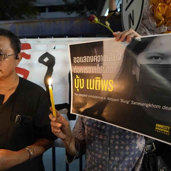 A monarchy reform activist in Thailand dies in detention after a monthslong hunger strike